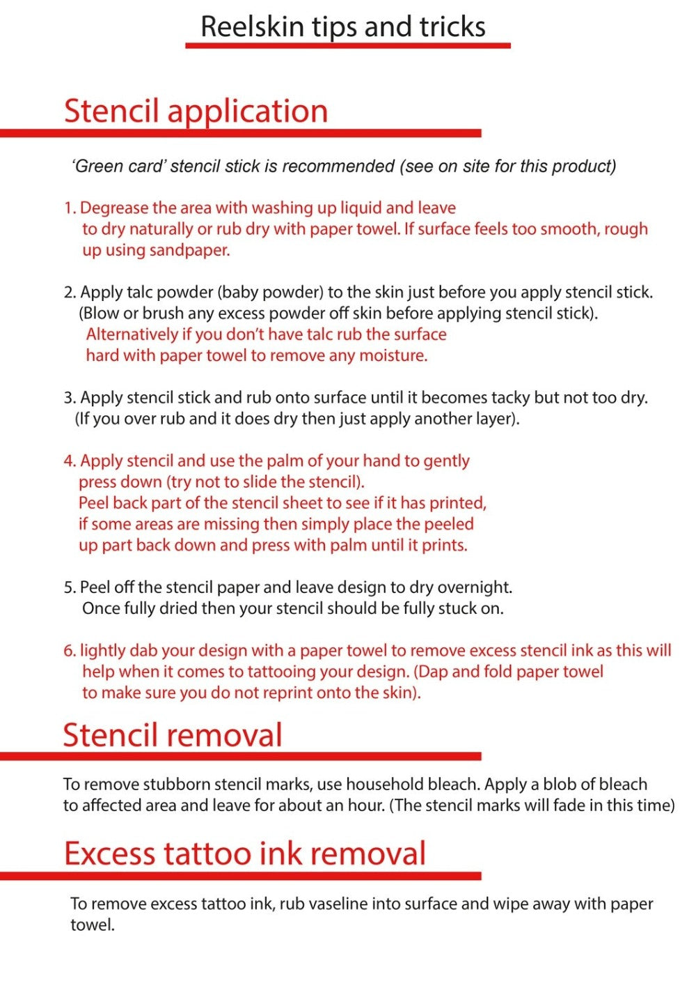 REELSKIN TIPS AND TRICKS ANARCHY TATTOO SUPPLIES CANADA