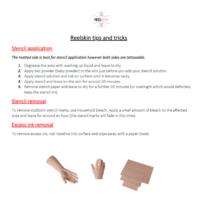 REELSKIN TIPS AND TRICKS REELSKIN ANARCHY TATTOO SUPPLIES CANADA